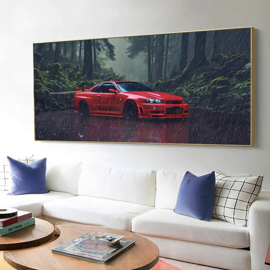 R34 GTR kangasjuliste XL