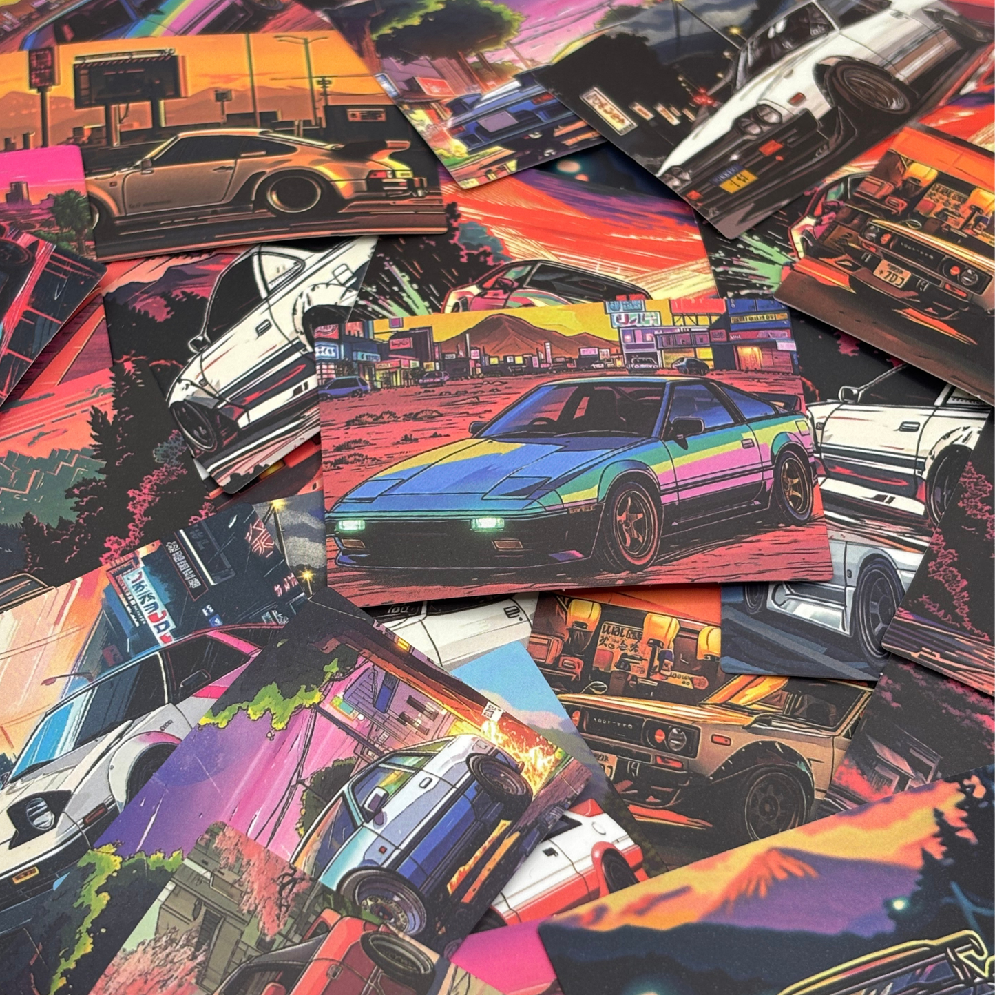 Sekalaiset auto tarrat 15kpl