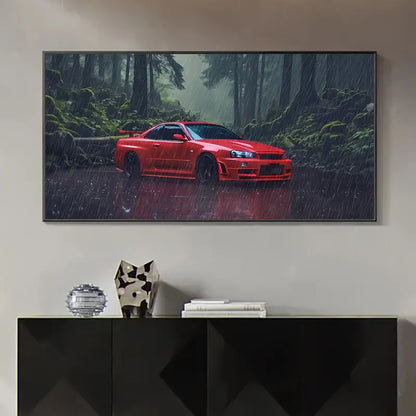 R34 GTR kangasjuliste XL