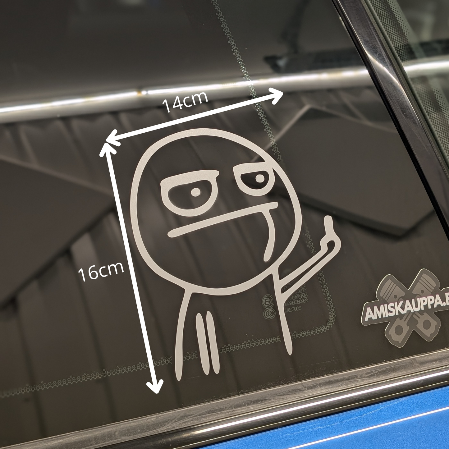 Keskari tarra Valkoinen