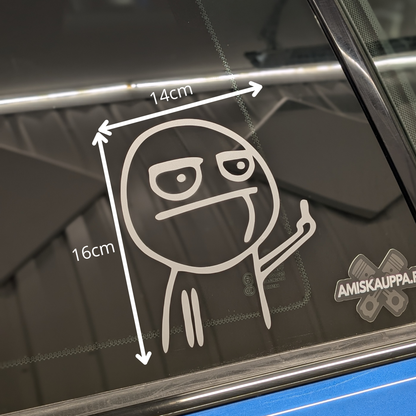 Keskari tarra Valkoinen