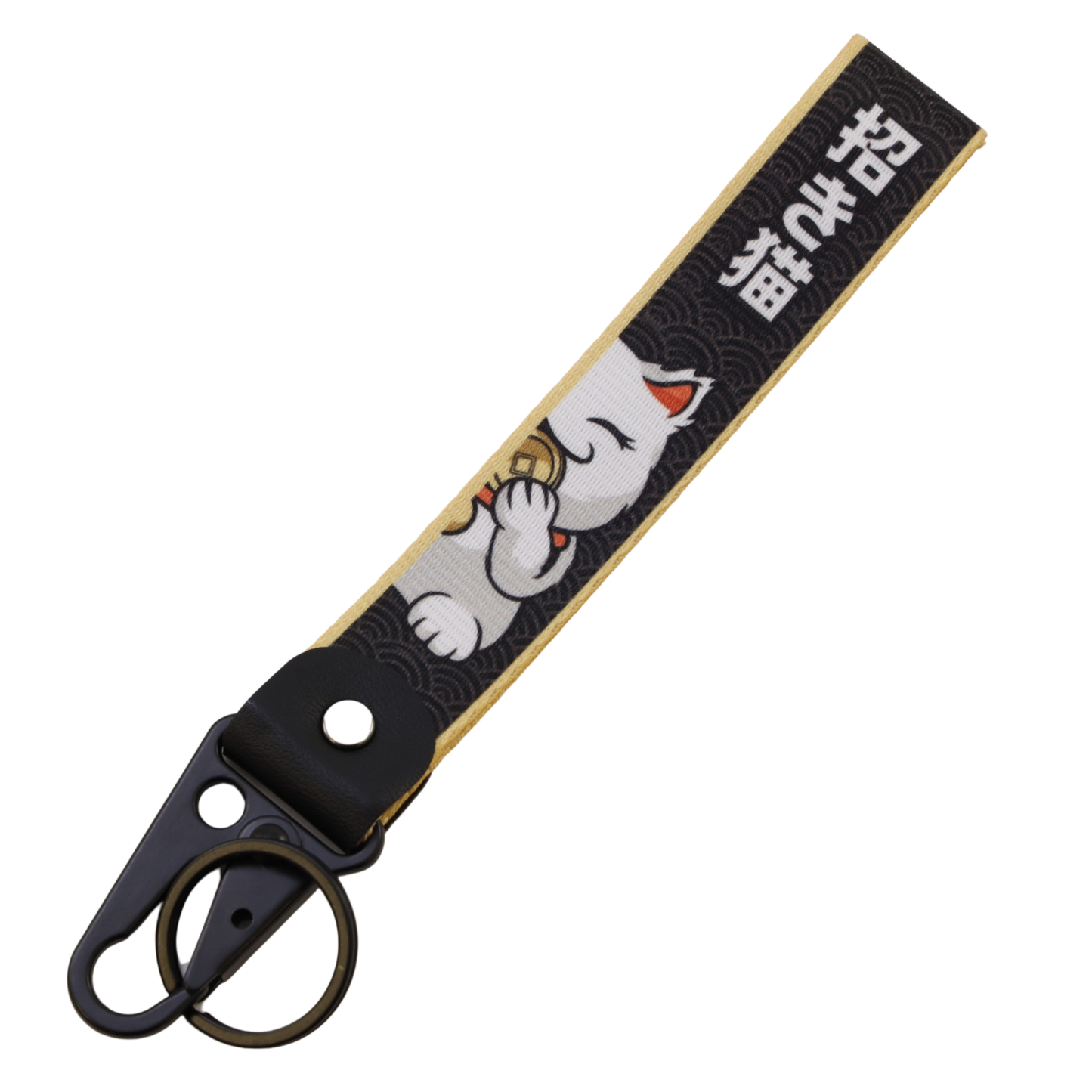 Kultainen kissa avaimenperä