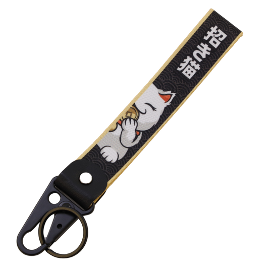 Kultainen kissa avaimenperä