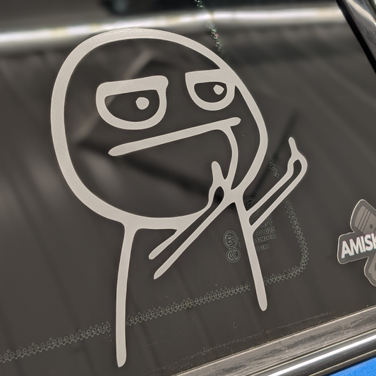 tupla keskari tarra valkoinen