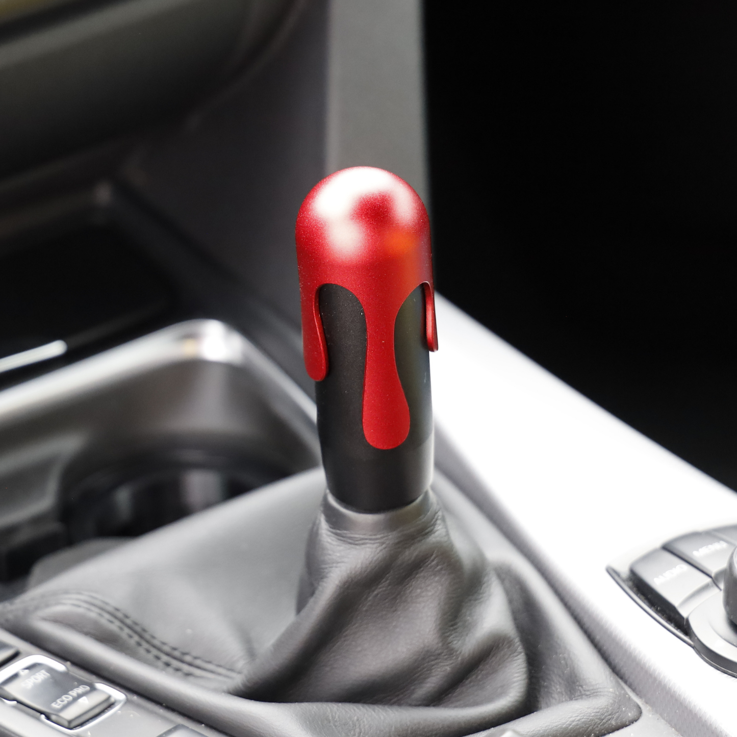 Vaihdekepin nuppi Drip punainen